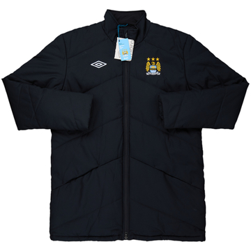 2009-10 Manchester City Umbro Padded Bench Coat (XL)