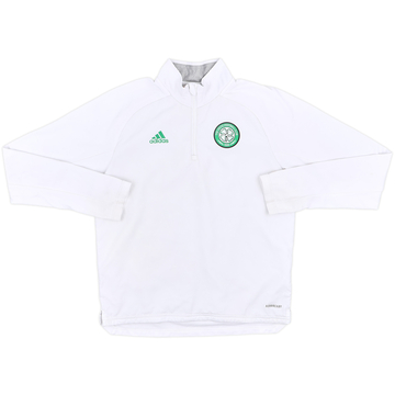 2020-21 Celtic adidas 1/4 Zip Drill Top - 8/10 - (L.Boys)