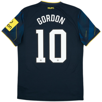 2023-24 Newcastle Third Shirt Gordon #10 - 10/10 - (M)