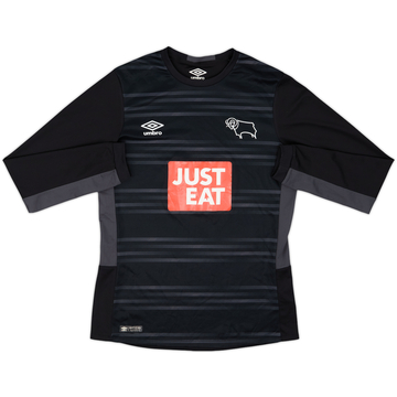 2015-16 Derby County GK L/S Shirt - 7/10 - (S)