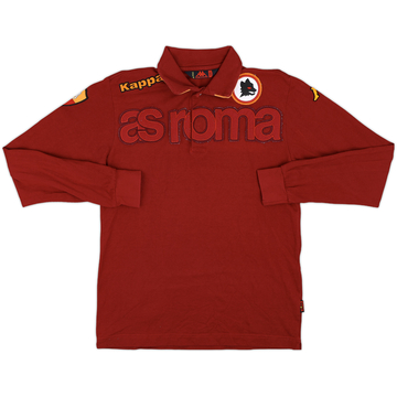 2007-08 Roma Kappa Polo L/S Shirt - 9/10 - (S)