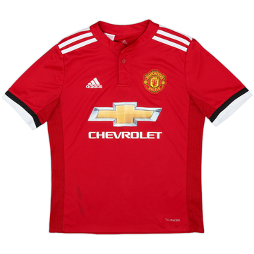 2017-18 Manchester United Home Shirt - 6/10 - (M.Boys)