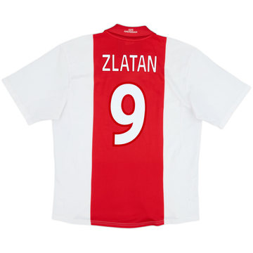 2001-02 Ajax Home Shirt Zlatan #9 - 6/10 - (L)
