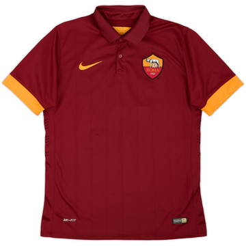 2014-15 Roma Authentic Home Shirt #10 - 7/10 - (M)