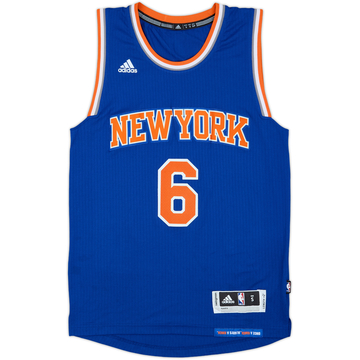 2015-17 New York Knicks Porzingis #6 adidas Swingman Away Jersey - 9/10 - (S)
