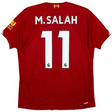 2019-20 Liverpool Home Shirt M.Salah #11 - 7/10 - (XL.Boys)