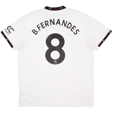 2022-23 Manchester United Away Shirt B.Fernandes #8 - 8/10 - (XL)