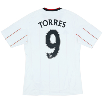 Camiseta de visitante del Liverpool 2010-11 Torres #9 - 6/10 - (S)