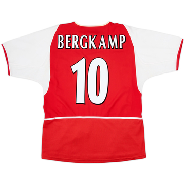 2002-04 Arsenal Home Shirt Bergkamp #10 - 8/10 - (XL)