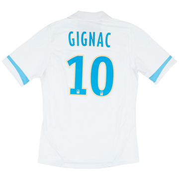 2011-12 Olympique Marseille Home Shirt Gignac #10 - 6/10 - (S)