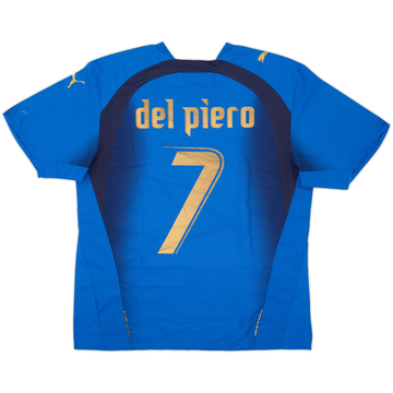 2006 Italy Home Shirt Del Piero #7 - 5/10 - (L)