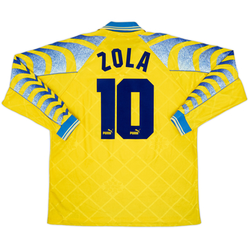 1995-96 Parma Third L/S Shirt Zola #10 - 7/10 - (L)