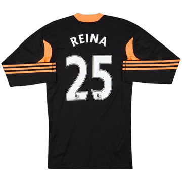 2010-11 Liverpool Player Issue TechFit GK Shirt Reina #25 (M/L)