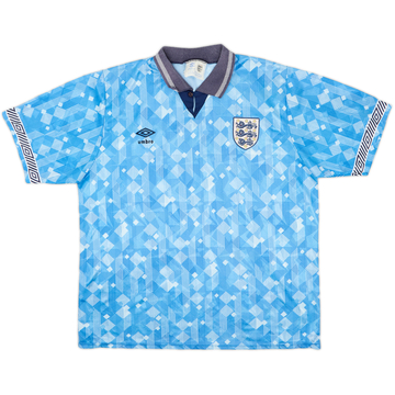 1990-92 England Third Shirt - 8/10 - (XL)