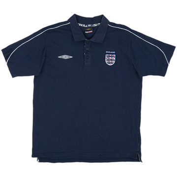 2002-04 England Umbro Polo Shirt - 8/10 - (XXL)