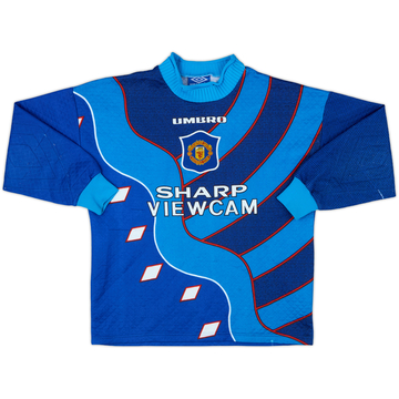 1994-97 Manchester United GK Shirt - 7/10 - (Y)