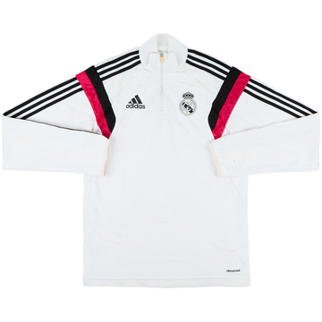 2014-15 Real Madrid adidas 1/4 Zip Drill Top - 6/10 - (S)