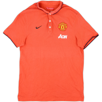 2012-13 Manchester United Nike Polo Shirt - 8/10 - (M)