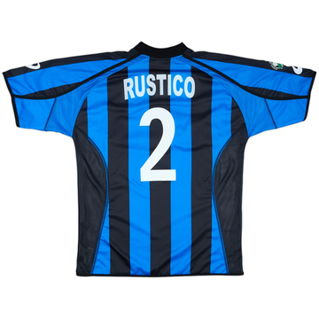 2003-04 Atalanta Match Issue Home Shirt Rustico #2