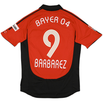 2006-07 Bayer Leverkusen Signed Home Shirt Barbarez #9 - 5/10 - (M)