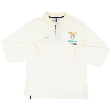 2001-02 Lazio Puma Polo L/S Shirt - 4/10 - (S)