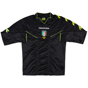 2013-14 Italy Diadora Referee L/S Shirt - 7/10 - (S)