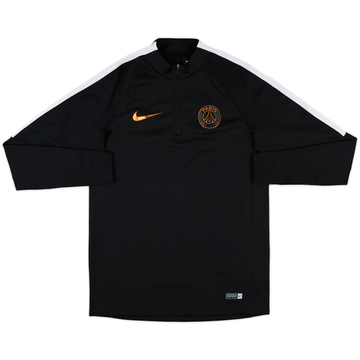 2016-17 Paris Saint-Germain Nike 1/4 Zip Drill Top - 8/10 - (S)