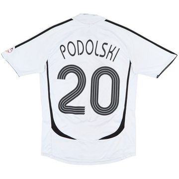 2005-07 Germany Home Shirt Podolski #20 - 5/10 - (S)