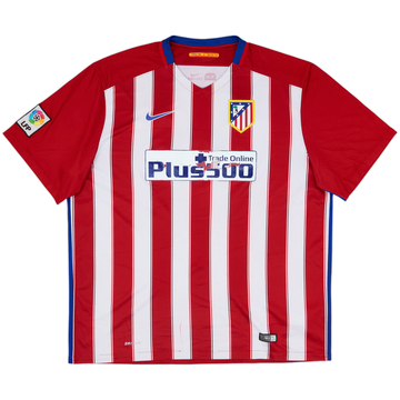 2015-16 Atletico Madrid Home Shirt - 4/10 - (XXL)
