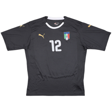 2008-09 Italy Grey GK S/S Shirt #12 - 6/10 - (L)