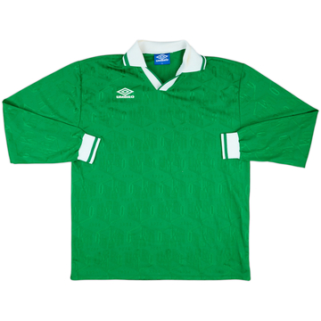 1990s Umbro Template L/S Shirt #18 - 7/10 - (XL)