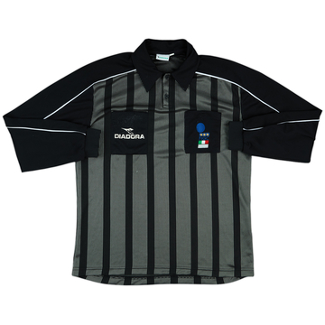 1990s Italy FIGC Diadora Referee L/S Shirt - 6/10 - (XL)