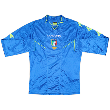 2013-14 Italy Diadora Referee L/S Shirt - 9/10 - (XS)