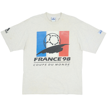 1998 France Coupe du Monde adidas Graphic Tee - 5/10 - (XL)