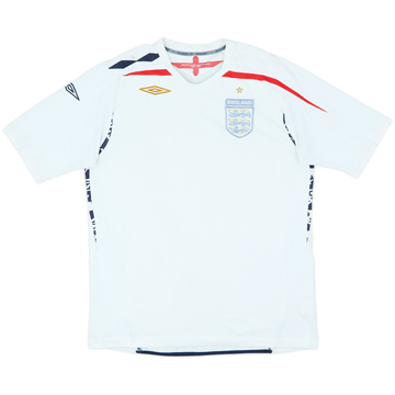 2007-09 England Home Shirt - 4/10 - (L)