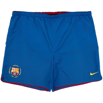 2007-08 Barcelona Home Shorts - 8/10 - (L)
