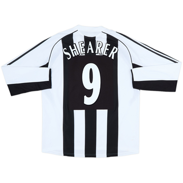 2005-07 Newcastle Home L/S Shirt Shearer #9 - 10/10 - (L)