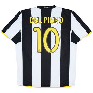 2008-09 Juventus Home Shirt Del Piero #10 - 8/10 - (L)