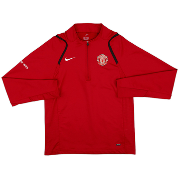 2006-07 Manchester United Nike 1/4 Zip Training Top - 8/10 - (S)