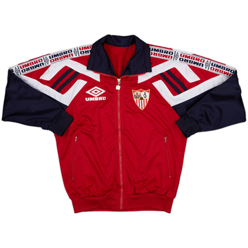 1998-99 Sevilla Umbro Track Jacket - 8/10 - (XL.Boys)