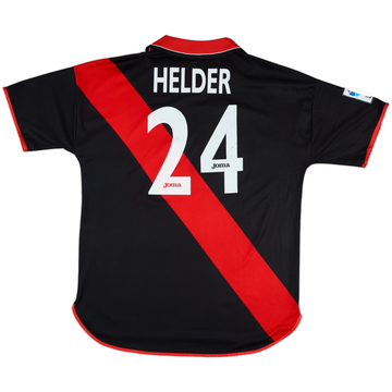 2001-02 Real Vallecano Match Issue Away Shirt Helder #24