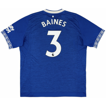 2018-19 Everton Home Shirt Baines #3 - 10/10 - (XXL)
