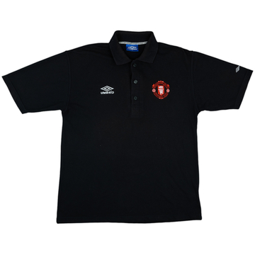 1996-97 Manchester United Umbro Polo Shirt - 8/10 - (L)