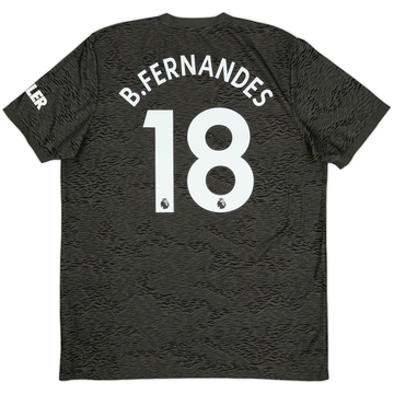 2020-21 Manchester United Away Shirt B.Fernandes #18 - 7/10 - (XL)