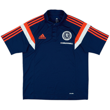 2014-15 Scotland adidas Polo Shirt - 9/10 - (M)