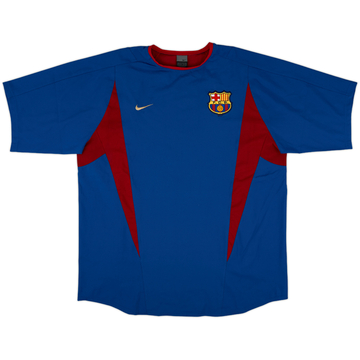 2002-03 Barcelona Nike Player Issue Training Shirt - 9/10 - (XL)