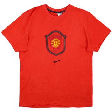 2007-08 Manchester United Nike Cotton Tee - 9/10 - (M)