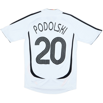 2005-07 Germany Home Shirt Podolski #20 - 7/10 - (S)