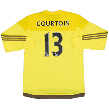 2015-16 Chelsea Player Issue GK Shirt Courtois #13 - 8/10 - (L)