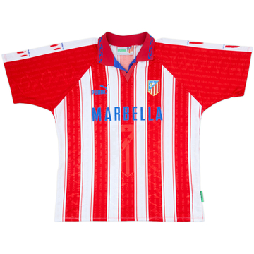 1995-96 Atletico Madrid Home Shirt - 7/10 - (XL)